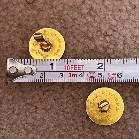 Vintage GERLAD R FORD Presidential Seal Gold Tone Made in USA Men's Cuff Links